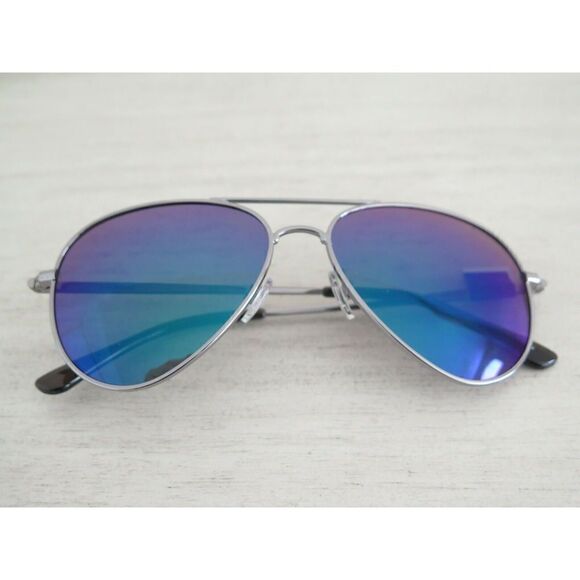 POLAROID P4139B Aviator Blue Green Mirror Mens Sunglasses Polarized - Picture 2 of 12